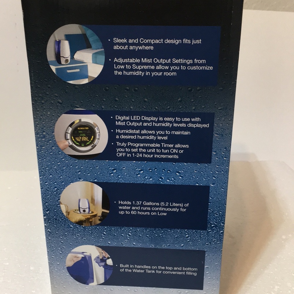 AIR INNOVATIONS BRAND NEW CLEAN MIST SMART HUMIDIFIER - Picture 12 of 13